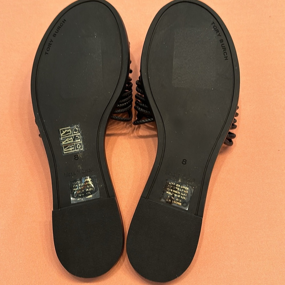 New Tory Burch Sandals. Size 8. Black. - Picture 7 of 7